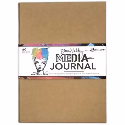 Dina Wakley Kraft Media Journal ca 7,75x10,25 tum