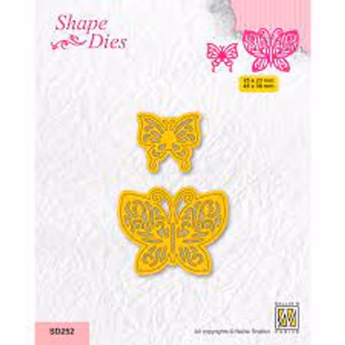 Nellie Snellen die - two butterflies 2 - SD252