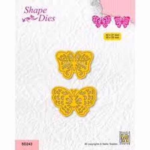 Nellie Snellen die - two butterflies 1 sd243