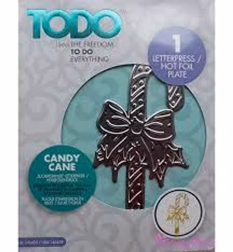 TODO Hot Foil Plate - candy cane 370493