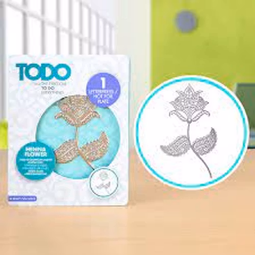 TODO Hot Foil Plate - henna flower