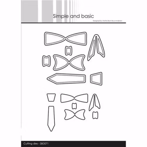 Simple and Basic die "Bow & Tie" SBD071