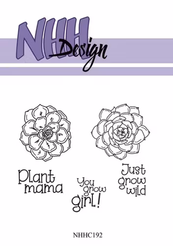 NHH Design Clearstamp - Blomma - NHHC192