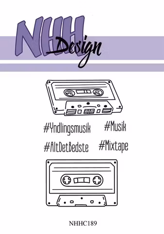 NHH Design Clearstamp - Kassetband - NHHC189