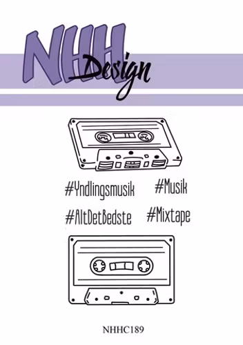 NHH Design Clearstamp - Kassetband - NHHC189