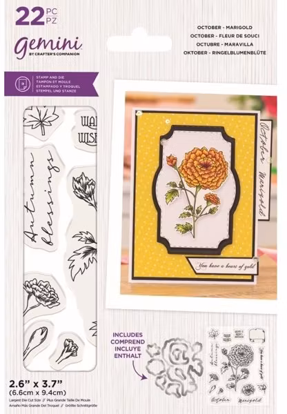 Crafter's Companion Dies - October - Marigold