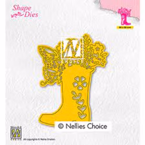 Nellie Snellen die - boot with flowers sd198