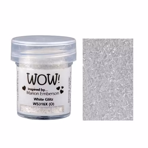 WOW! Embossing Glitter "White Glitz" WS316X