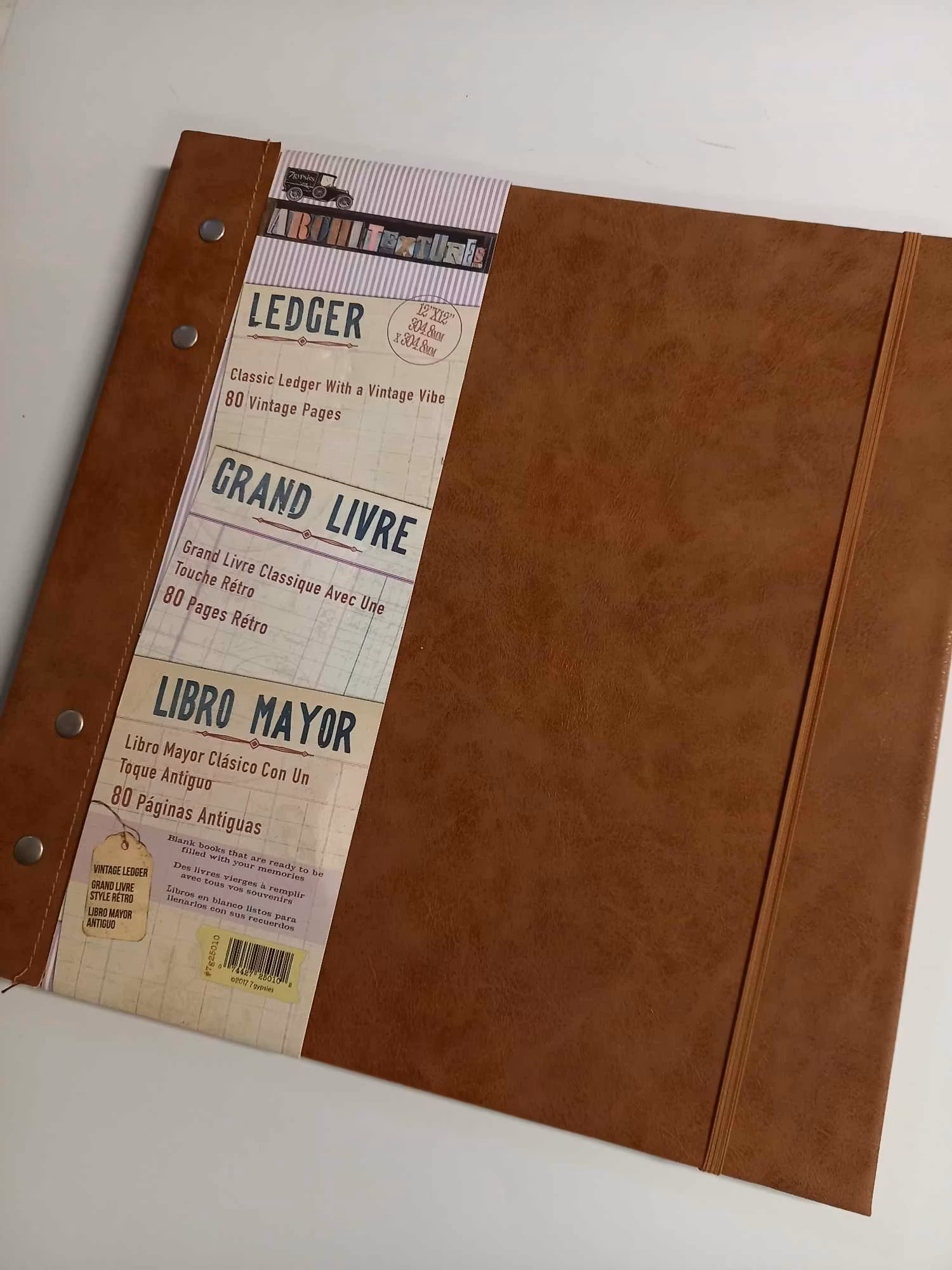 Ledger vintage style 7 gypsies 12"x12"