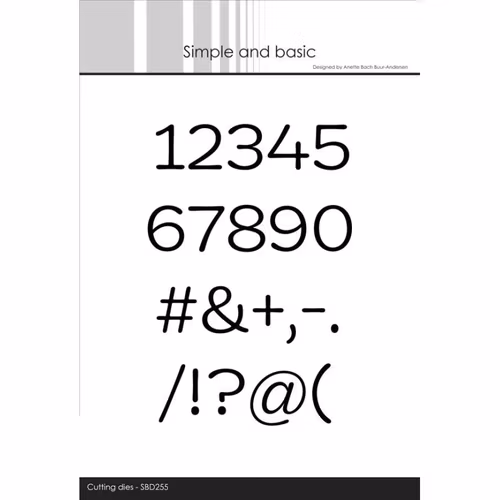Simple and Basic Dies -SBD255 Siffror