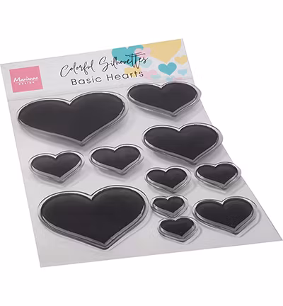 clearstamp marianne design CS1093 Basic Hearts