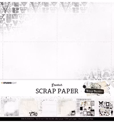 Studio Light - Vintage Treasures Scrap Paper SL-VT-PP43