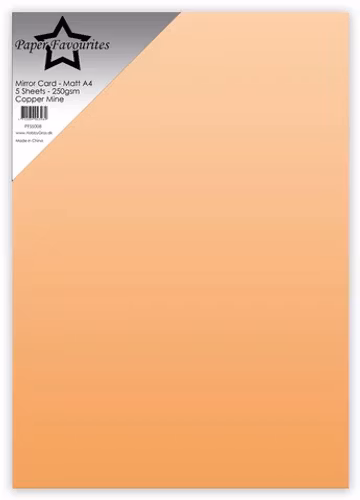 Paper Favourites Mirror Card Mat "Copper Mine" PFSS008