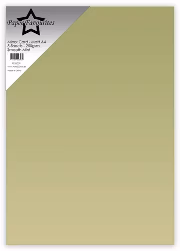 Paper Favourites Mirror Card Mat "Smooth Mint" PFSS009
