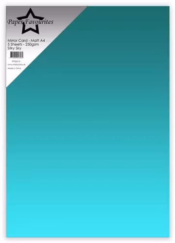 Paper Favourites Mirror Card Mat "Silky Sky" PFSS010
