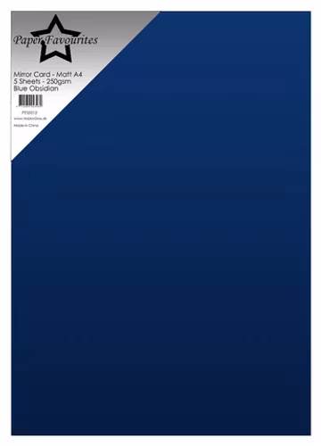 Paper Favourites Mirror Card Mat "Blue Obsidan" PFSS012