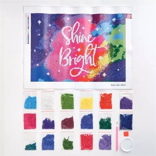 Docrafts Diamond art kit - Galaxy Slogan