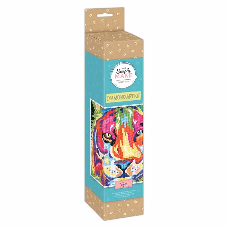 Docrafts Diamond art kit - Tiger