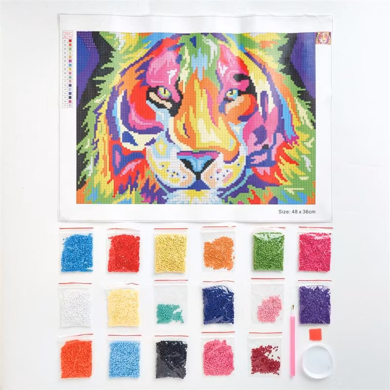 Docrafts Diamond art kit - Tiger