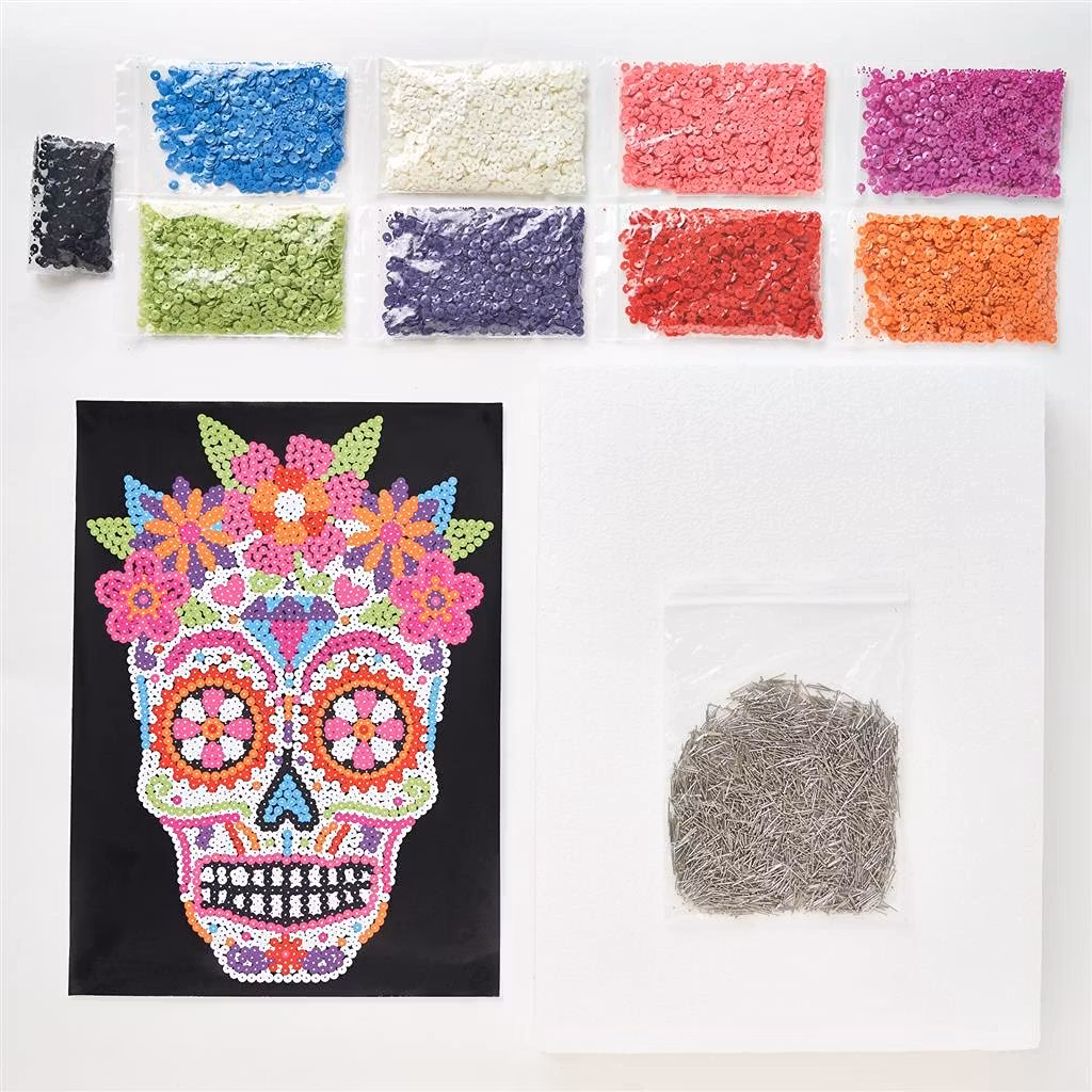 Docrafts Sequin Craft Kit - Sugar Skull