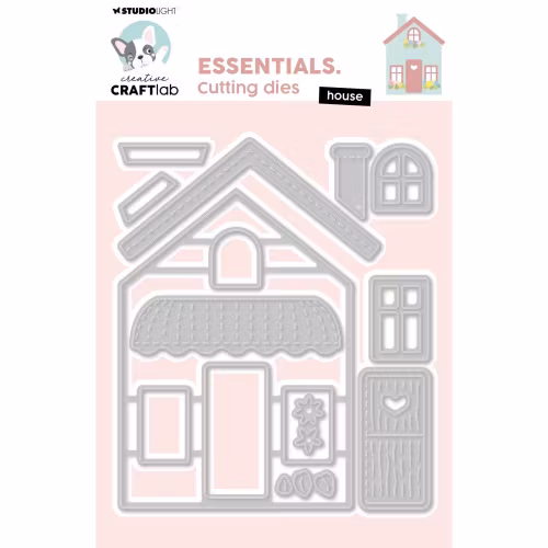 Studio Light Dies - Essentials. Cutting Dies: House CCL-ES-CD777