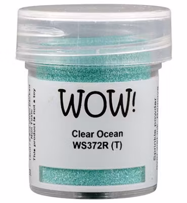 WOW! Embossing Powder "clear ocean" WS372R