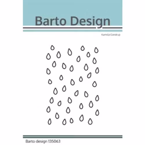 Barto design dies - regn bakgrund hål 135063