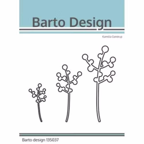 Barto design dies - Branches with berries 135037