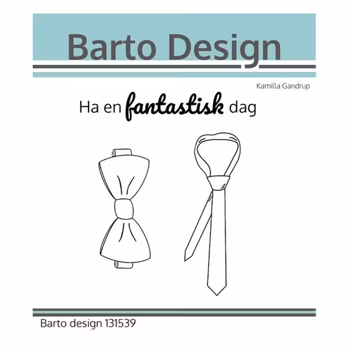 Barto design clearstamp - tie 131539