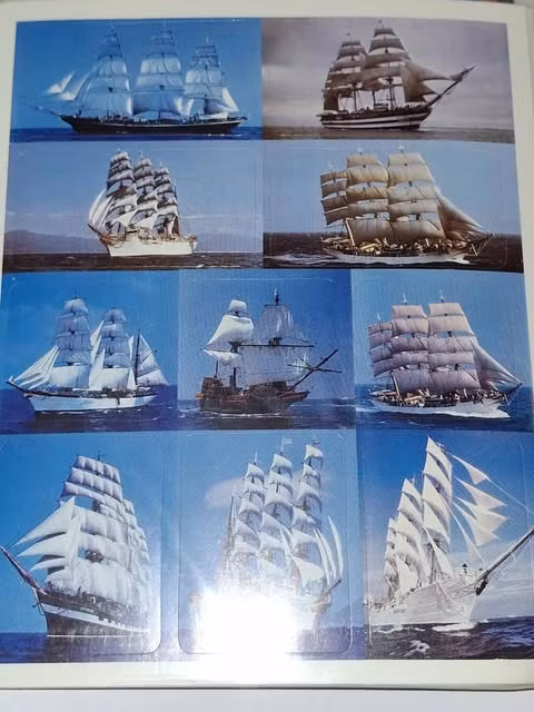 Stickers, retro 70-80tal - skepp