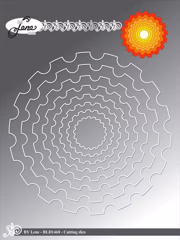 By Lene Dies - rund ram BLD1468