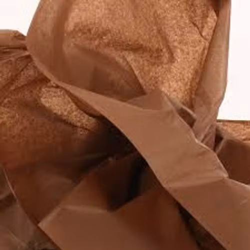 Silkespapper, 50x70, 25 ark, brun