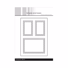 Simple and Basic Dies - A6 Card Front  SBD172