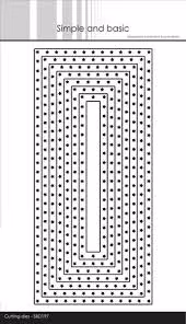 Simple and Basic Dies - slimline star edge sbd197
