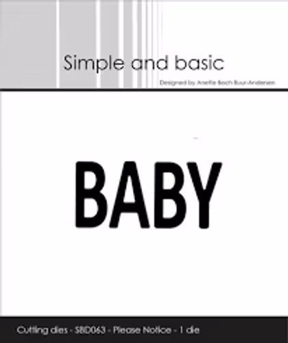 Simple and Basic Dies - baby sbd063