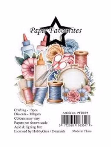 Paper Favourites Die-Cuts "crafting" PFD039