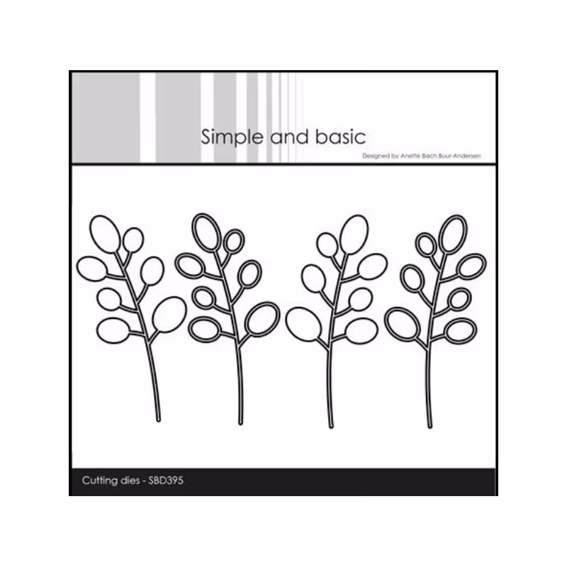Simple and basic die - bubble branch  sbd395