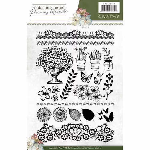Precious Marieke Clear Stamp - Fantastic Flowers pmcs10018