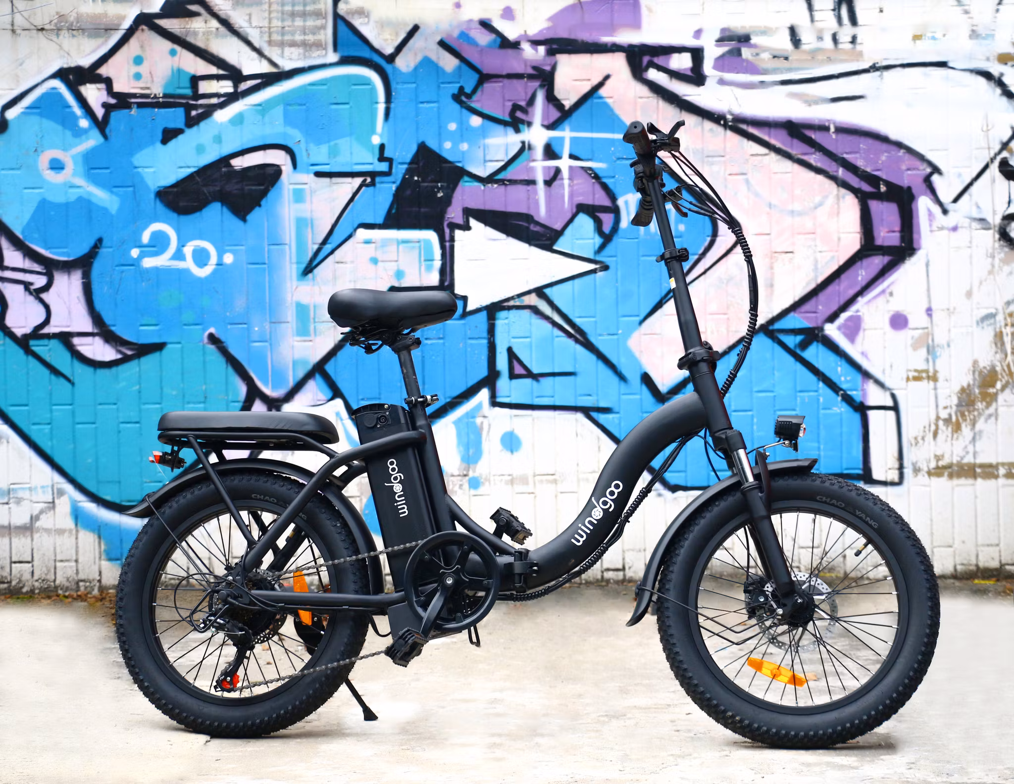 Windgoo E20 elektrisk (terräng) hopfällbar cykel