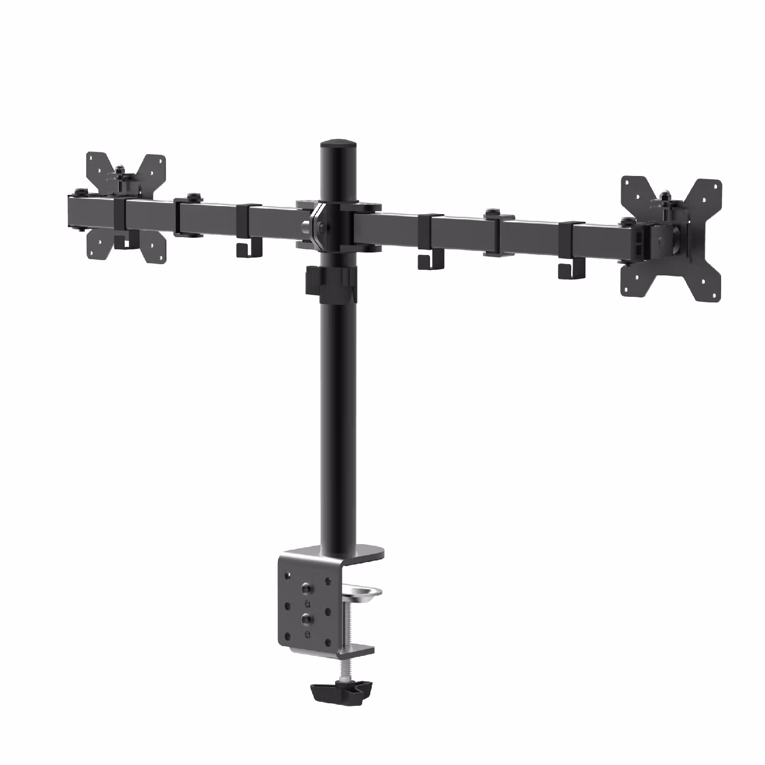 Charmount Dubbel Skärmhållare – Justerbart Fäste för 10''–30'' Skärmar, Maxbelastning 8kg