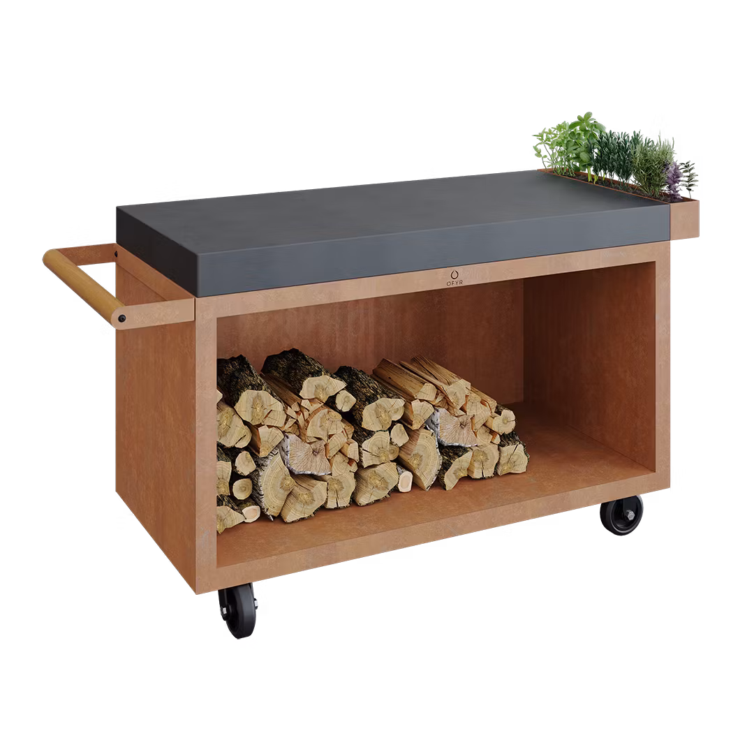 Mise en Place Table Corten/Svart 135 PRO CD