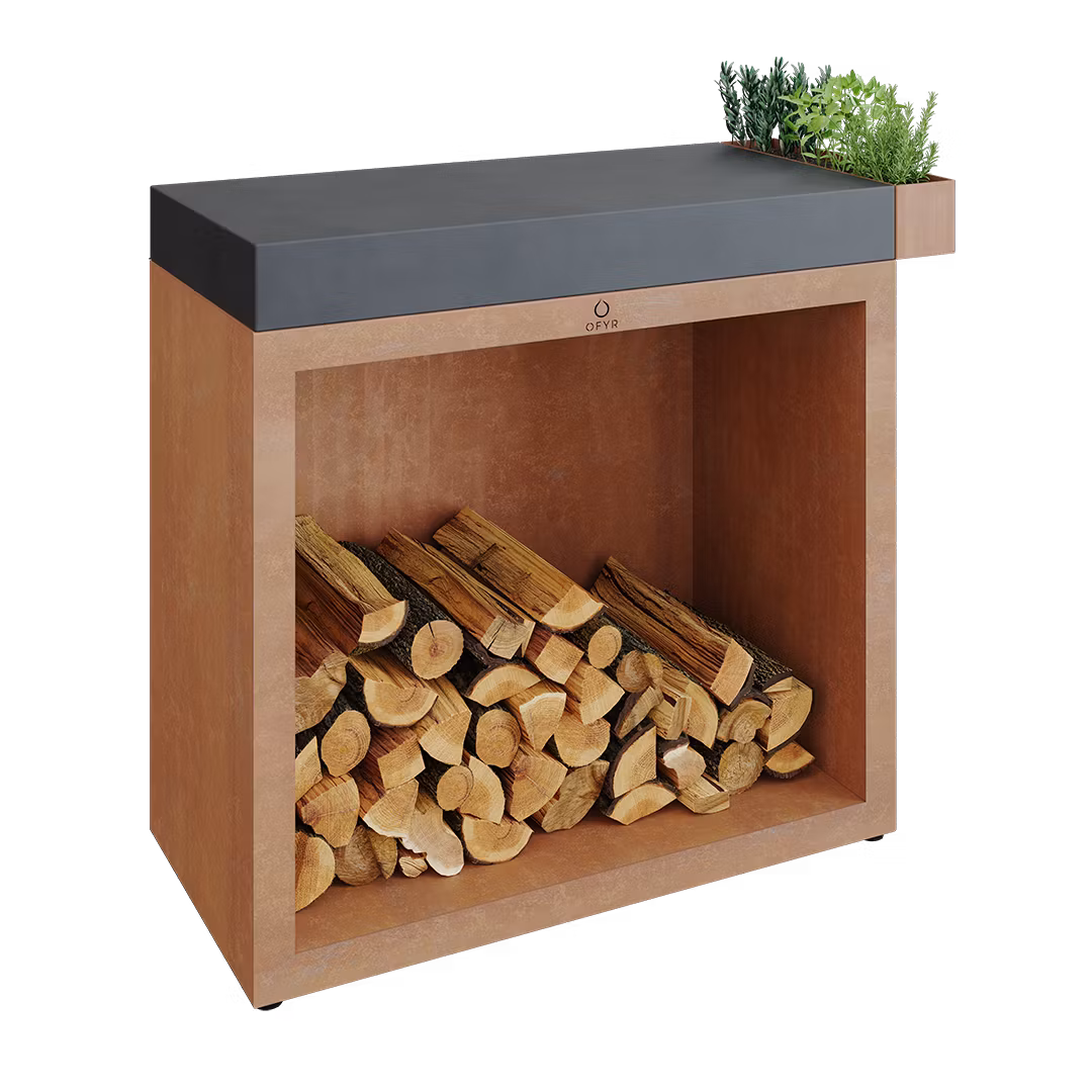 OFYR Butcher Block Storage Corten 90 CD