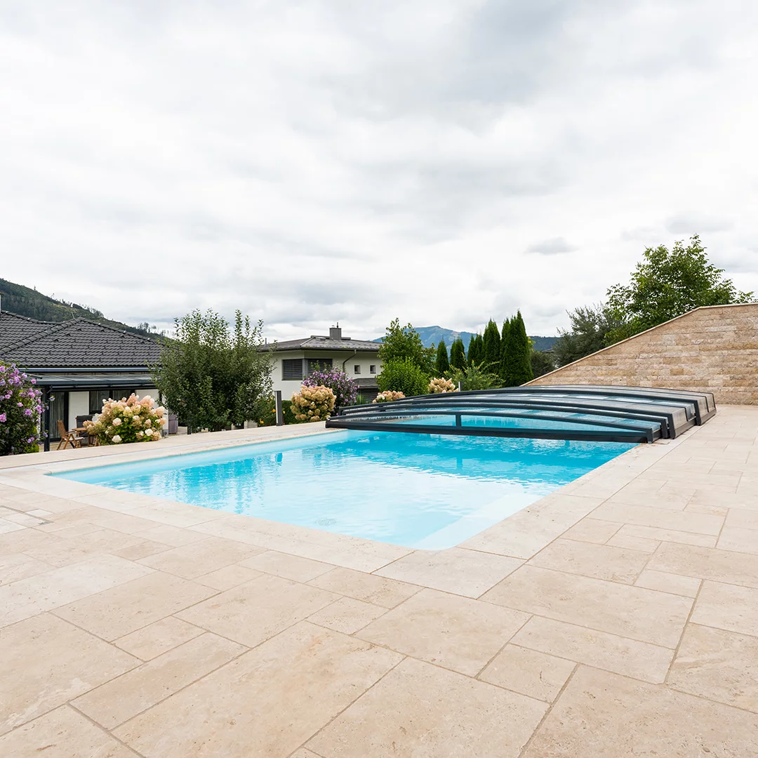 Poolpartner Ultraflat pooltak Antracit