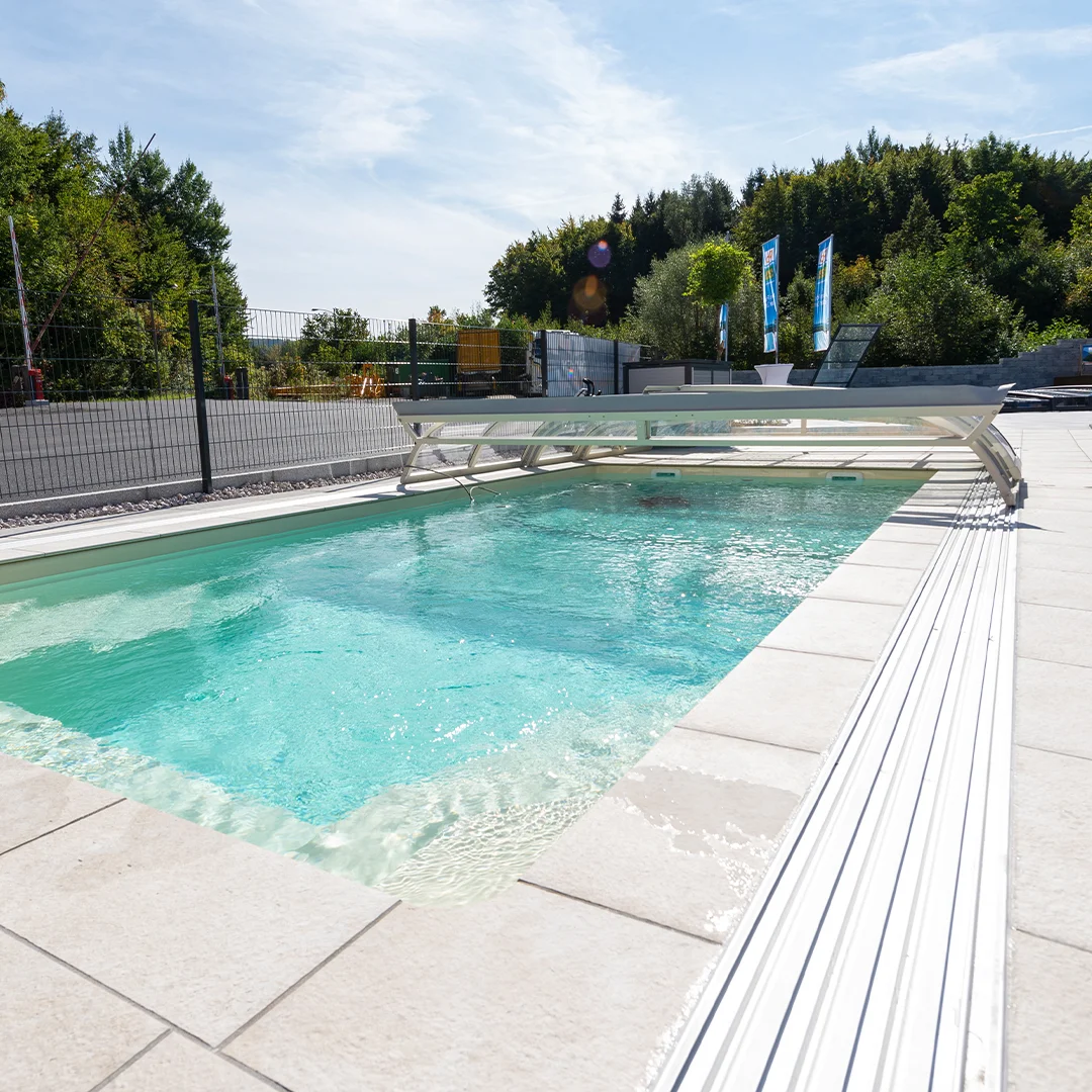 Poolpartner Superflat pooltak Antracit