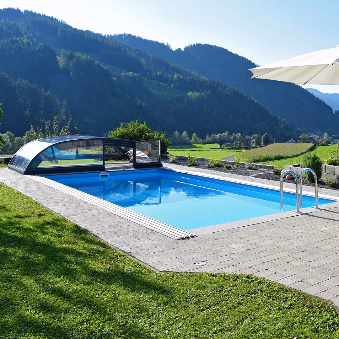 Poolpartner Panorama pooltak Antracit