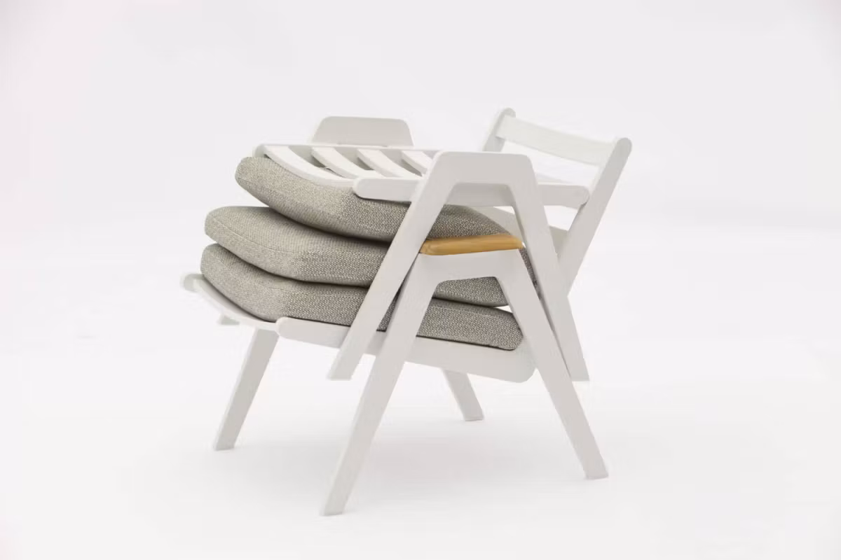 STAY Flex Loungestol, Ljusgrå