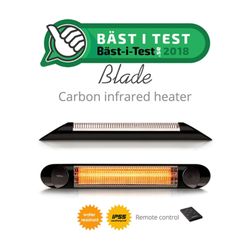 Infravärmare Veito Blade 2000 Svart