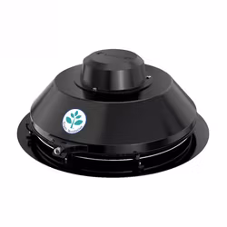 Kopia Systemair TFSR 160 Takfläkt Svart