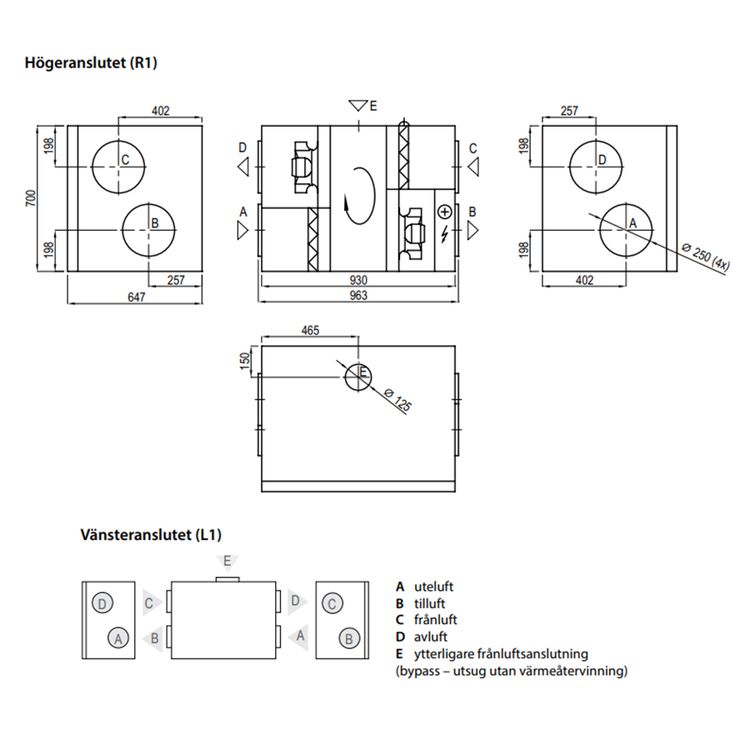 Komfovent Domekt R 500 HE -430m2