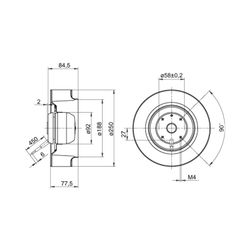 SVAB SVF-7 Fläktmotor 60W